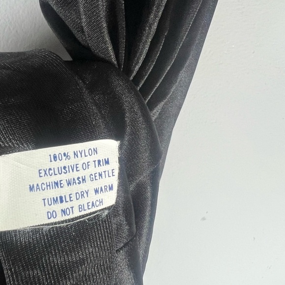 Vintage Mesh Floral Maxi Slip Nightgown with High Slit Small - Picture 7 of 7